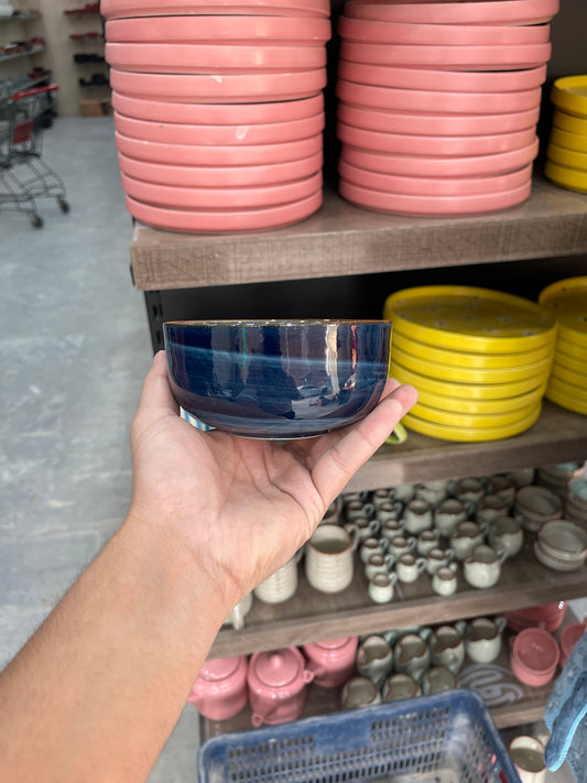 Leftover 4.5 inch Single Serving Bowl ( Cobalt Blue Colorline )