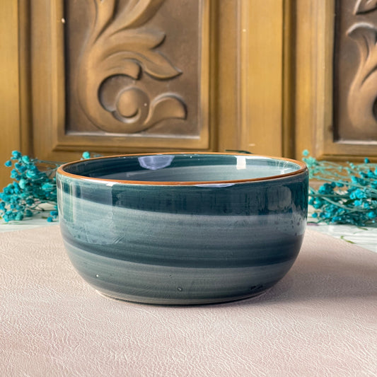 6 inch Noodle Bowl ( Peacock Green Colorline )