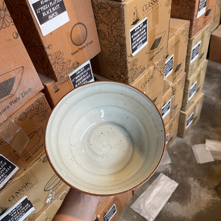 Leftover 8 inch Round Bowl ( Grey Colorline )