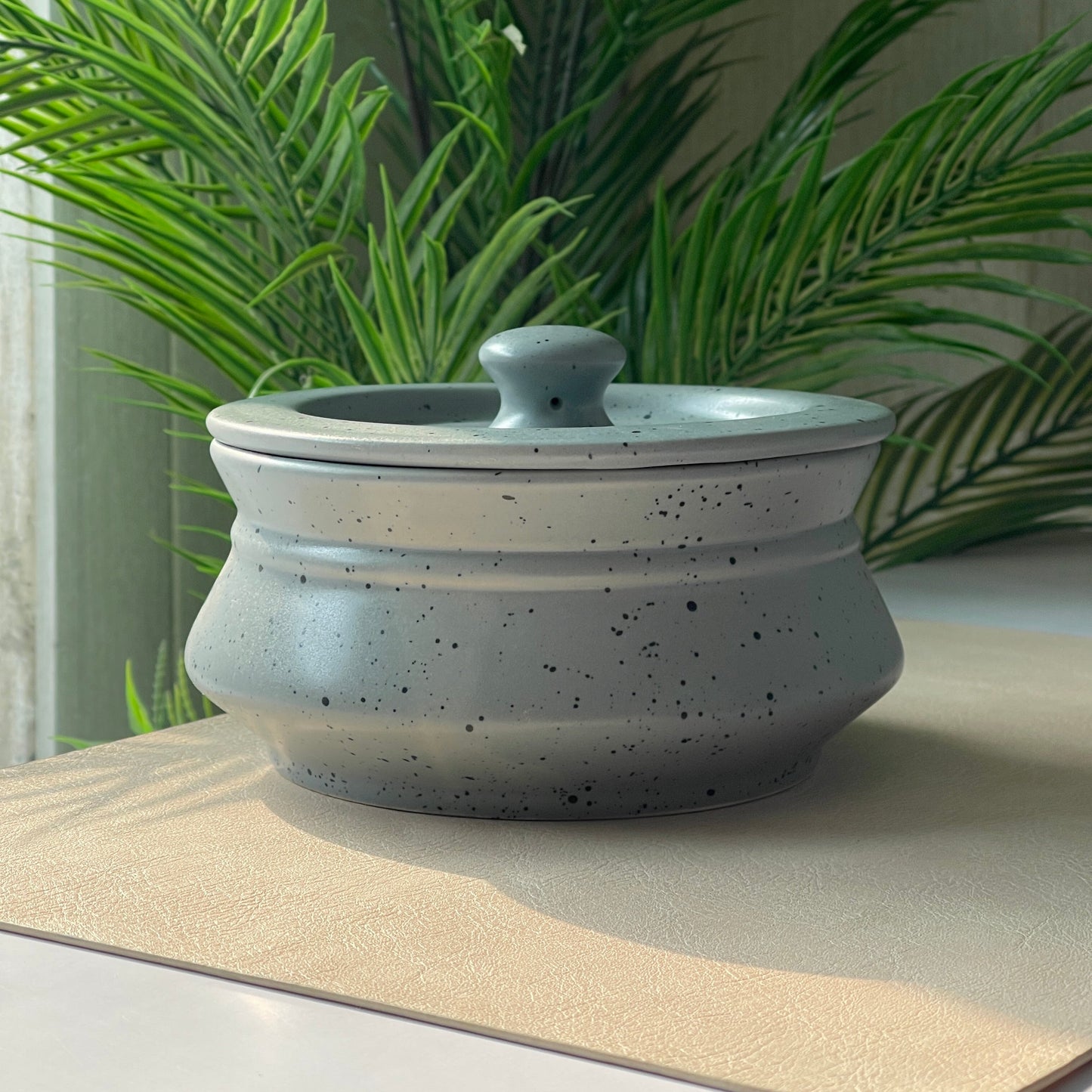 6.5 inch Handi ( Grey Matte with Black Specks )