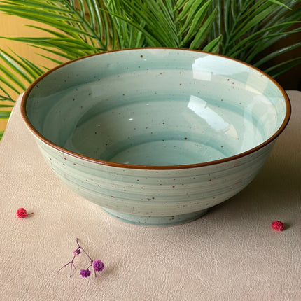 8 inch Round Bowl ( Teal Colorline )