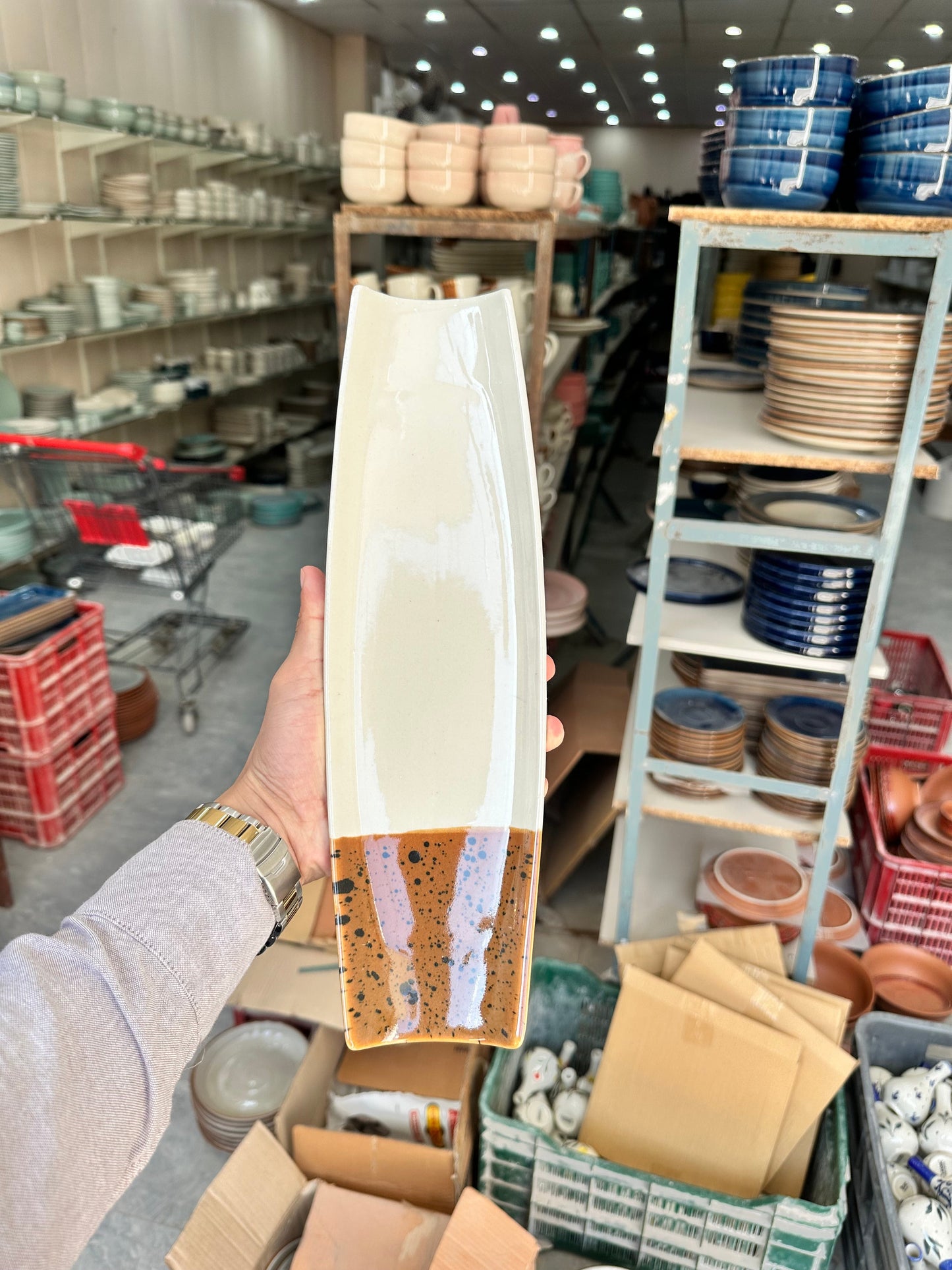 Leftover Curved Sushi Platter ( Sandstorm series )