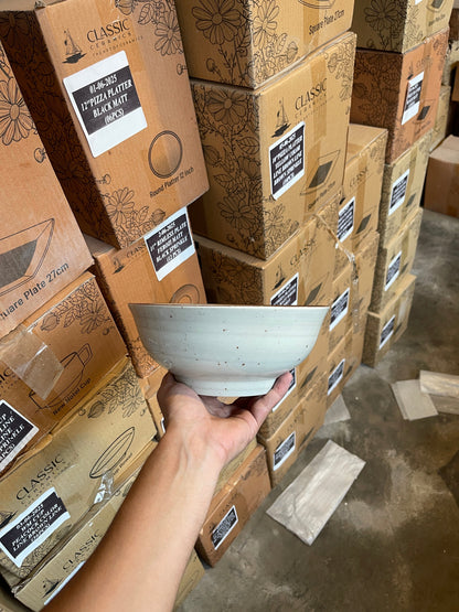 Leftover 8 inch Round Bowl ( Grey Colorline )