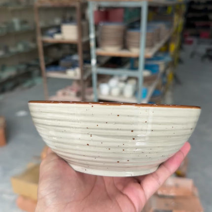 Leftover 7 inch Ripple Bowl ( Grey Colorline )
