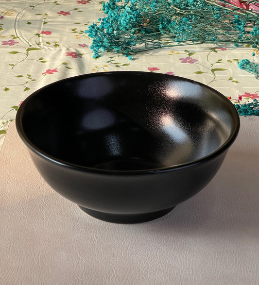 8 inch Round Bowl ( Textured Black Matte )