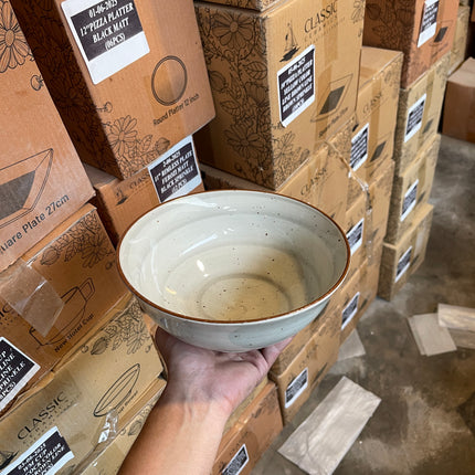 Leftover 8 inch Round Bowl ( Grey Colorline )