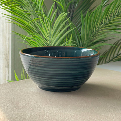 5.5 inch Ripple Bowl ( Peacock Green Colorline )
