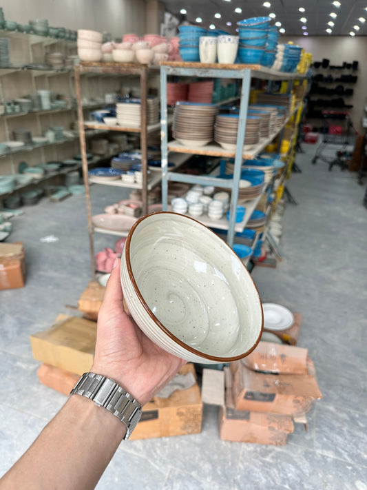 Leftover 7 inch Ripple Bowl ( Grey Colorline )
