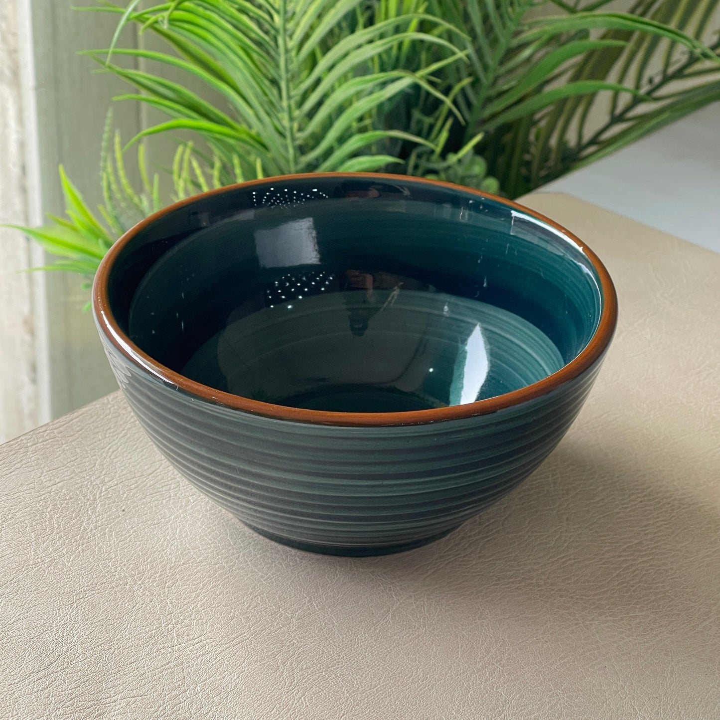 5.5 inch Ripple Bowl ( Peacock Green Colorline )