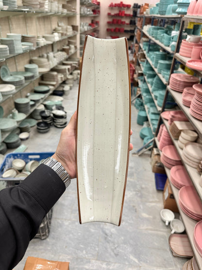 Leftover Curved Sushi Platter ( Grey Colorline )