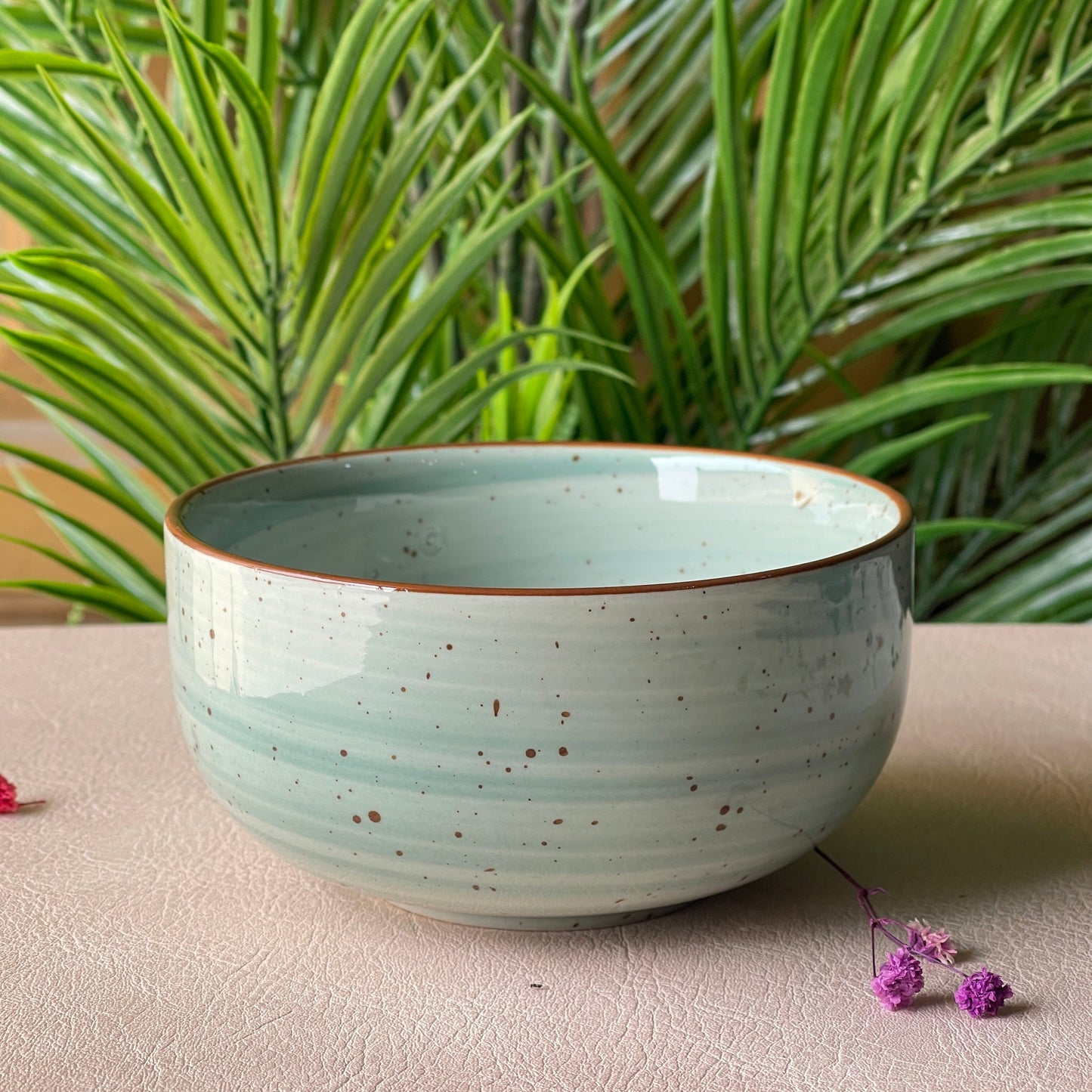4.5 inch Single Serving Bowl ( Teal Colorline )