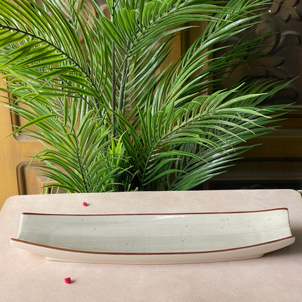 Curved Sushi Platter ( Grey Colorline )