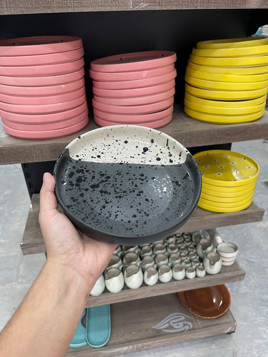 Leftover 8 inch Deep Classic Plate ( Eclipse )