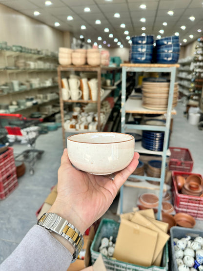 Leftover 4.5 inch Single Serving Bowl ( Pink Colorline )