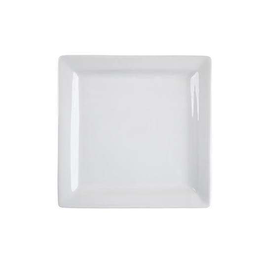 9" Square Platter ( Glossy White )