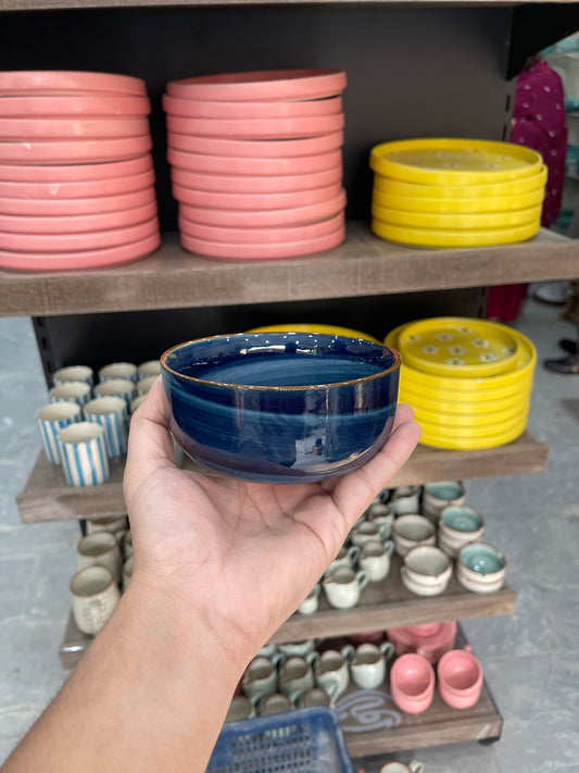 Leftover 4.5 inch Single Serving Bowl ( Cobalt Blue Colorline )