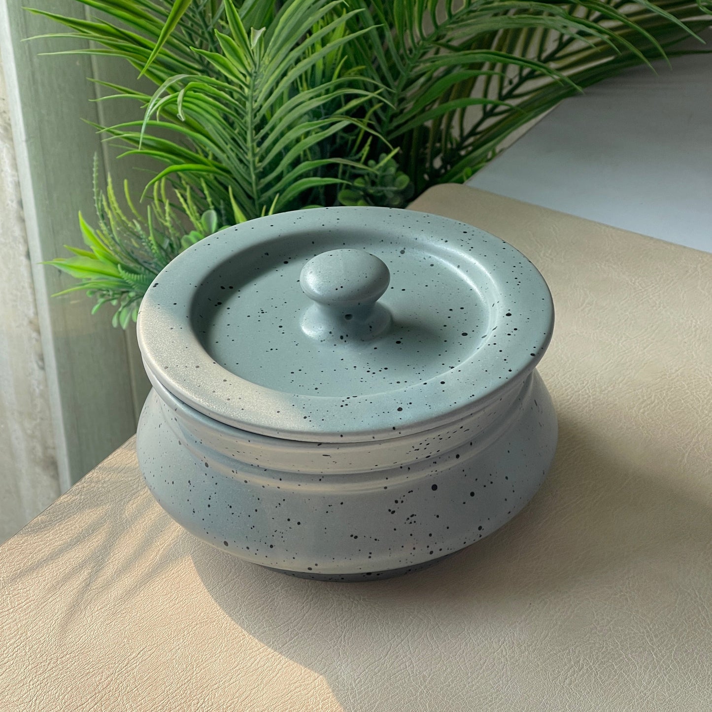 6.5 inch Handi ( Grey Matte with Black Specks )