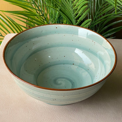 8 inch Round Bowl ( Teal Colorline )