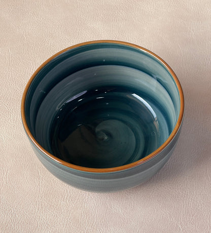 6 inch Noodle Bowl ( Peacock Green Colorline )