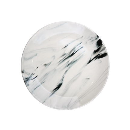 10 inch Rimless Plate ( Black Marble )
