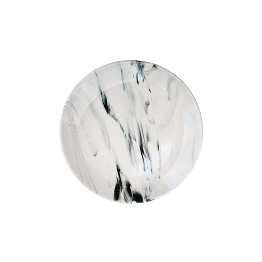 8 inch Rimless Plate ( Black Marble )