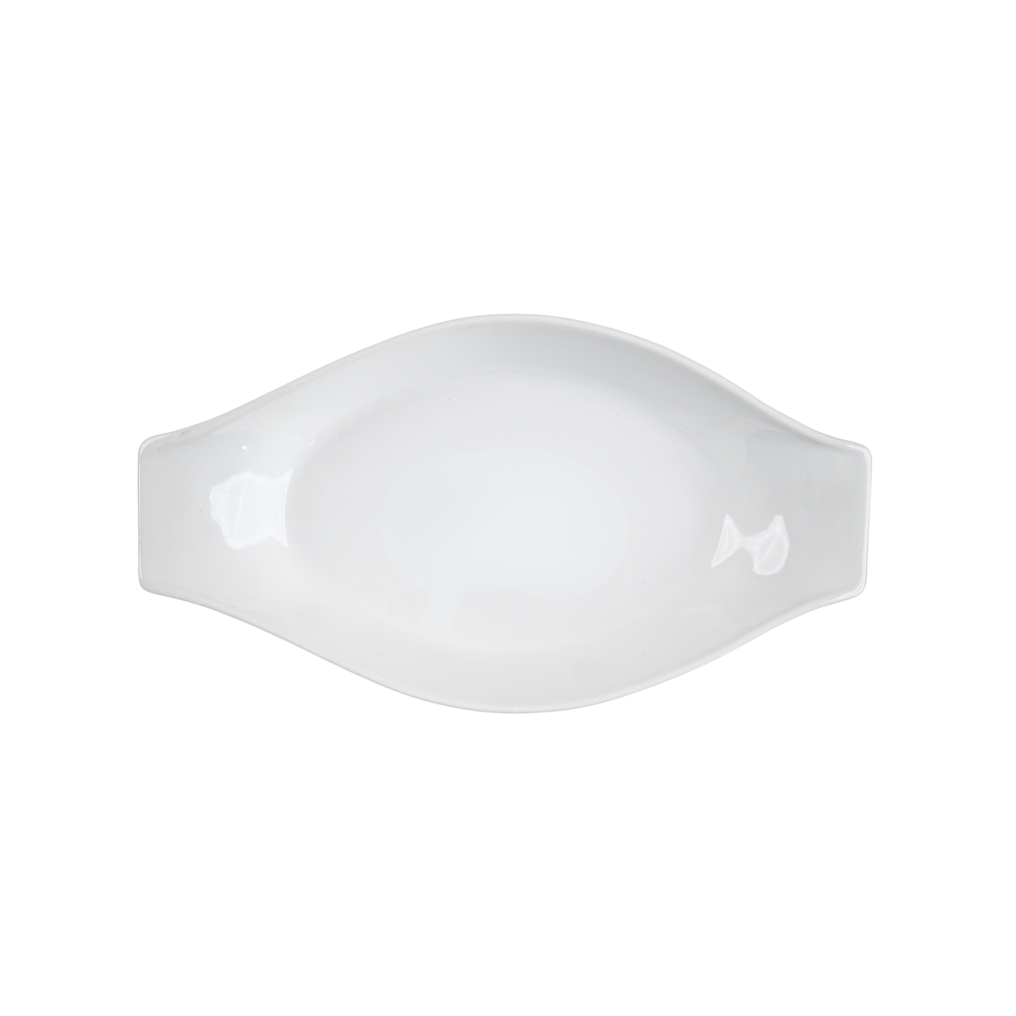 Pasta dish large 10.2"x 5.5" ( Glossy White )