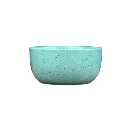 6 inch Noodle Bowl ( Firozi Matte with Black Specks )