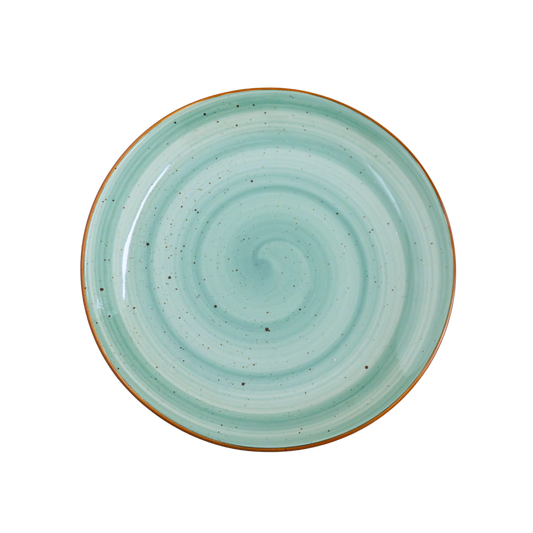 10 inch Rimless Plate ( Teal Colorline )