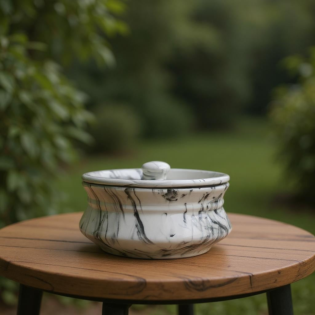 8 inch Handi ( Black Marble )